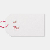 "Somewhere in Texas", Texas Nutcrackers Gift Label Cadeaulabel (Achterkant Horizontaal)