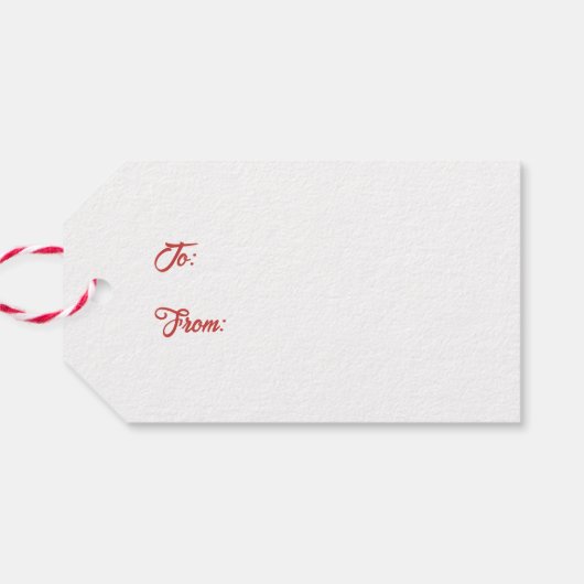 "Somewhere in Texas", Texas Nutcrackers Gift Label Cadeaulabel (Achterkant Horizontaal)