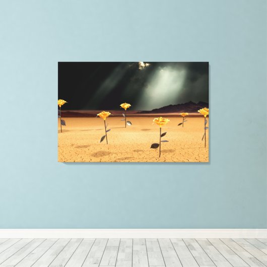 Somewhere No. 3 Canvas Afdruk (Insitu (Houten vloer))