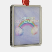 somewhere over the rainbow metalen ornament (Rechts)