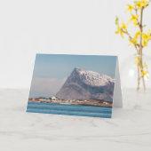 Sommaroy Island Noorwegen Kaart (Gele Bloem)