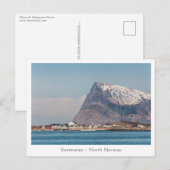 Sommaroy Norway Briefkaart (Voorkant / Achterkant)