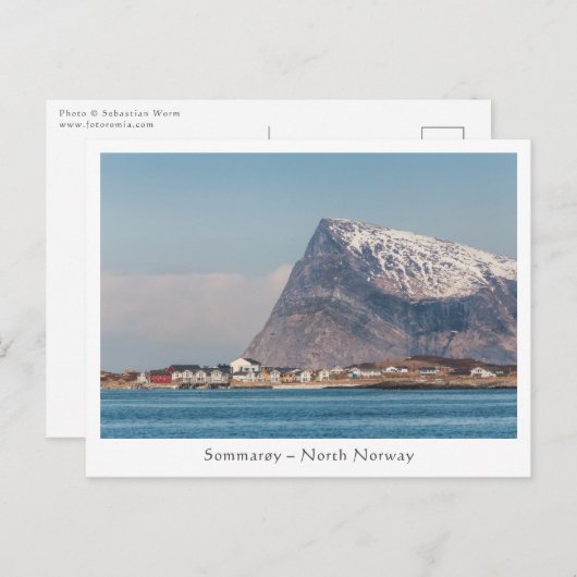 Sommaroy Norway Briefkaart (Voorkant / Achterkant)
