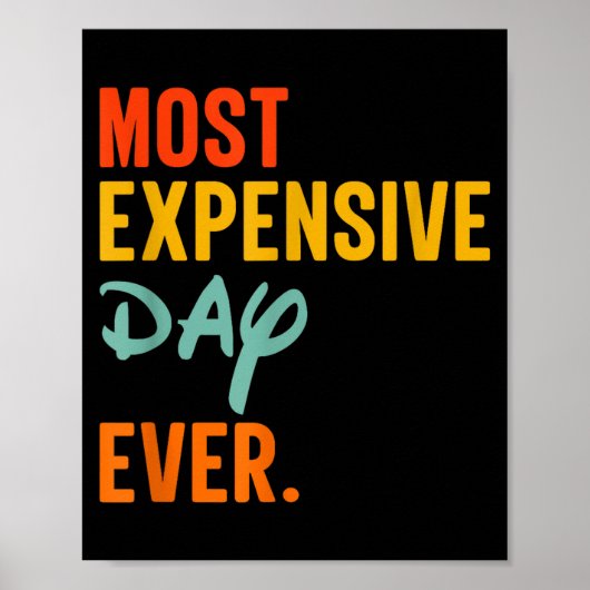Sommas Most Expensive Day Ever Funny Family Vacati Poster (Voorkant)