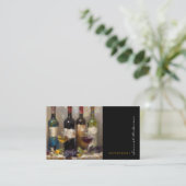 Sommelier Bartender Wijn Master Visitekaartjes (Staand voorkant)