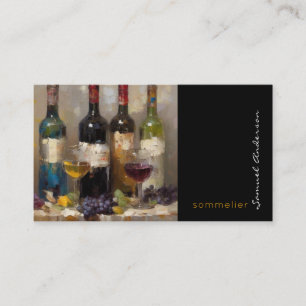 Sommelier Bartender Wijn Master Visitekaartjes