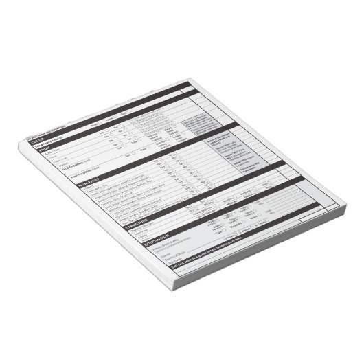 Sommelier Deductieve Proeverij Grid Witte Wijn Bla Notitieblok (Schuin)