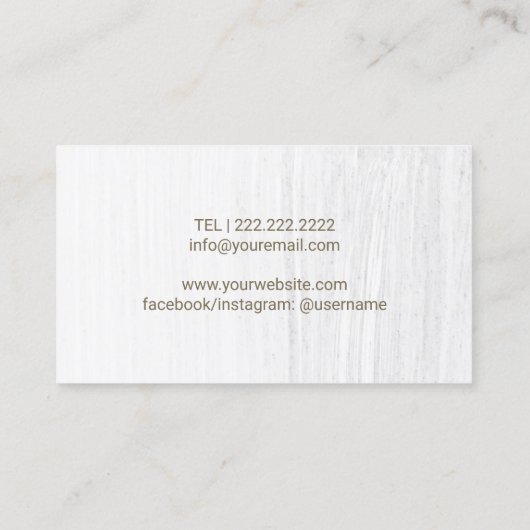 Sommelier Gold Wine Bottle Logo Tasting Visitekaartje (Achterkant)