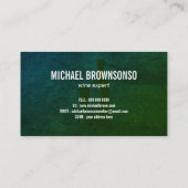 Sommelier Groene Wijnfles Visitekaartje (Achterkant)