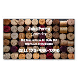 Sommelier Liquor Store Magnetisch Visitekaartje