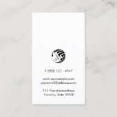 Sommelier Monogram Nepgoud Visitekaartje (Achterkant)