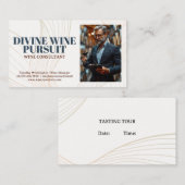 Sommelier Proeverij Wijnen Visitekaartje (Voorkant / Achterkant)