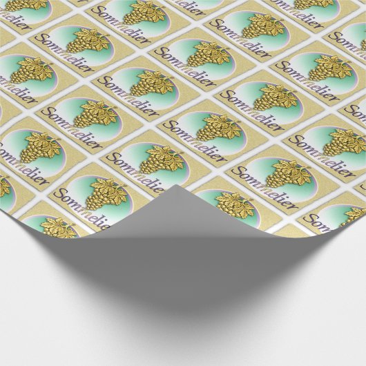 Sommelier Symbol Cadeaupapier (Hoek)