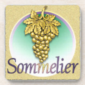 Sommelier Symbol Drankjes Onderzetter (Voorkant)