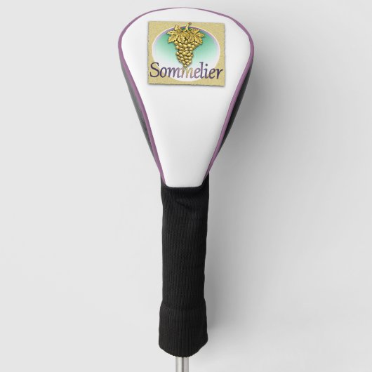 Sommelier Symbol Golfheadcover (Voorkant)