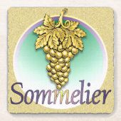Sommelier Symbol Kartonnen Onderzetters (Voorkant)