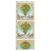 Sommelier Symbol Wijn Cadeautas (Achterkant)