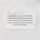 Sommelier Visitekaartje (Achterkant)