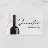 Sommelier Visitekaartje (Voorkant)