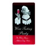 SOMMELIER WIJNBELASTING PARTIJ ETIKET (Voorkant)