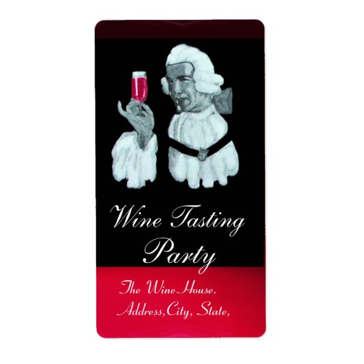 SOMMELIER WIJNBELASTING PARTIJ ETIKET (Voorkant)