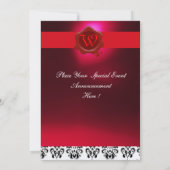 SOMMELIER WIJNBELASTING PARTIJ RODE WAX SEAL MONOG KAART (Achterkant)