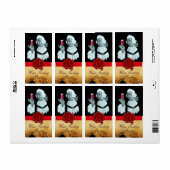 SOMMELIER WIJNBELASTINGPARTIJ, RODE WAXSEAL MONOGR ETIKET (Full Sheet)