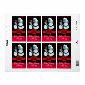 SOMMELIER WIJNBELASTINGPARTIJ, RODE WAXSEAL MONOGR ETIKET (Full Sheet)