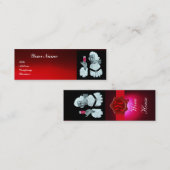 SOMMELIER WIJNBELASTINGPARTIJ, RODE WAXSEAL,Pearl Mini Visitekaartje (Voorkant / Achterkant)