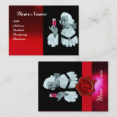 SOMMELIER WIJNBELASTINGPARTIJ, RODE WAXSEAL,Pearl Visitekaartje (Voorkant / Achterkant)