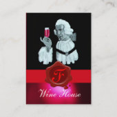 SOMMELIER WIJNBELASTINGPARTIJ, RODE WAXSEAL,Pearl Visitekaartje (Achterkant)