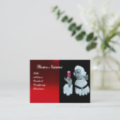 SOMMELIER WIJNBELASTINGPARTIJ, RODE WAXSEAL,Pearl Visitekaartje (Staand voorkant)