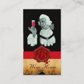 SOMMELIER WIJNBELASTINGPARTIJ, RODE WAXSEAL VISITEKAARTJE (Achterkant)