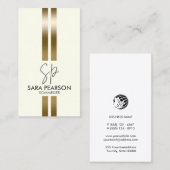 Sommelier Wijnkenner Monogram Visitekaartje (Voorkant / Achterkant)