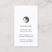 Sommelier wijnmakerij alcohol visitekaartje (Achterkant)