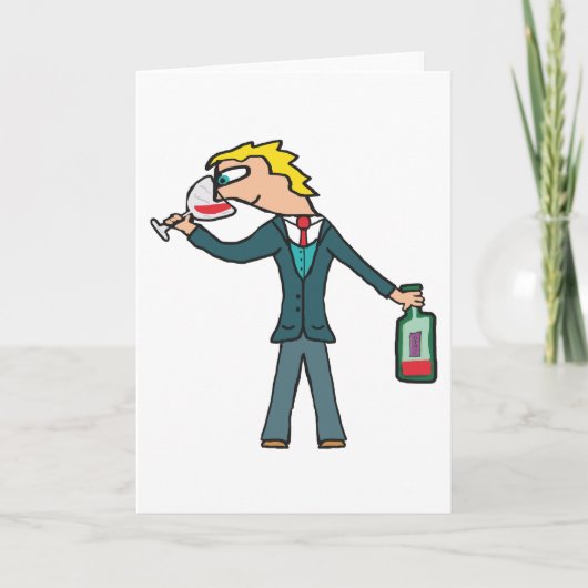 Sommelier wijnproeverij kaart (Voorkant)