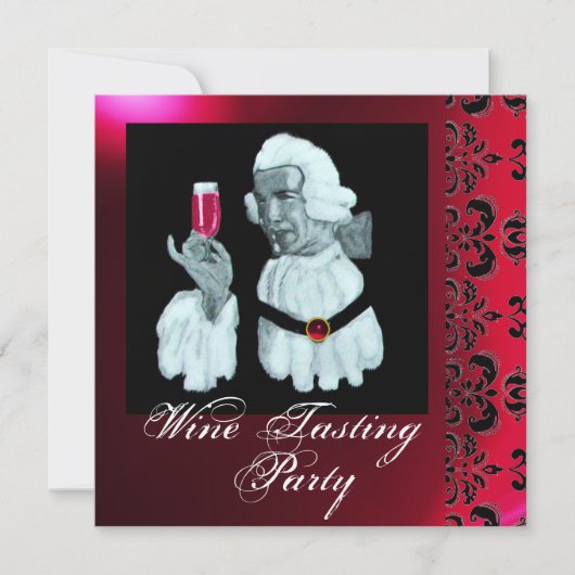 SOMMELIER WIJNPROEVERIJ PARTY Damask, Champagne Kaart (Voorkant)