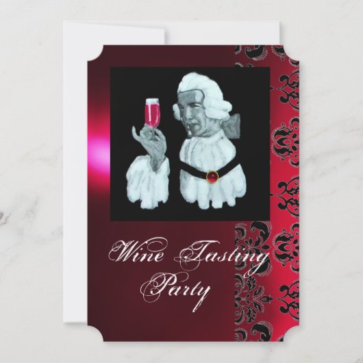 SOMMELIER WIJNPROEVERIJ PARTY Damask, Champagne Kaart (Voorkant)