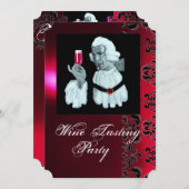 SOMMELIER WIJNPROEVERIJ PARTY Damask, Champagne Kaart (Voorkant / Achterkant)