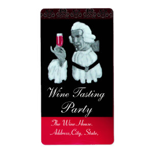 SOMMELIER WINE BELANGRIJKE PARTIJ,Damask Etiket