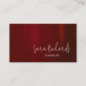 Sommelier Wine Connoiseur Visitekaartje (Voorkant)