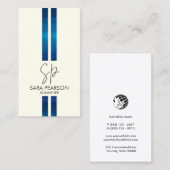 Sommelier Wine Connoisseur Monogram Visitekaartje (Voorkant / Achterkant)