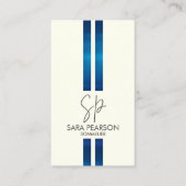 Sommelier Wine Connoisseur Monogram Visitekaartje (Voorkant)