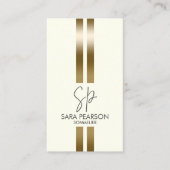 Sommelier Wine Connoisseur Monogram Visitekaartje (Voorkant)