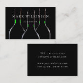 Sommelier wine expert visitekaartje (Voorkant / Achterkant)