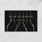Sommelier wine expert visitekaartje (Voorkant)