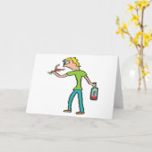 Sommelier Wine Tasting Kaart (Gele Bloem)