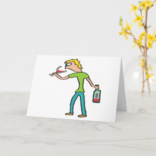 Sommelier Wine Tasting Kaart (Gele Bloem)