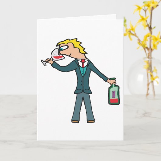 Sommelier Wine Tasting Kaart (Gele Bloem)