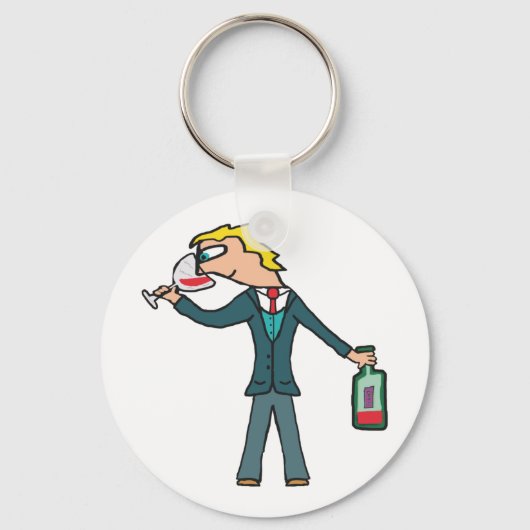 Sommelier Wine Tasting Sleutelhanger (Voorkant)